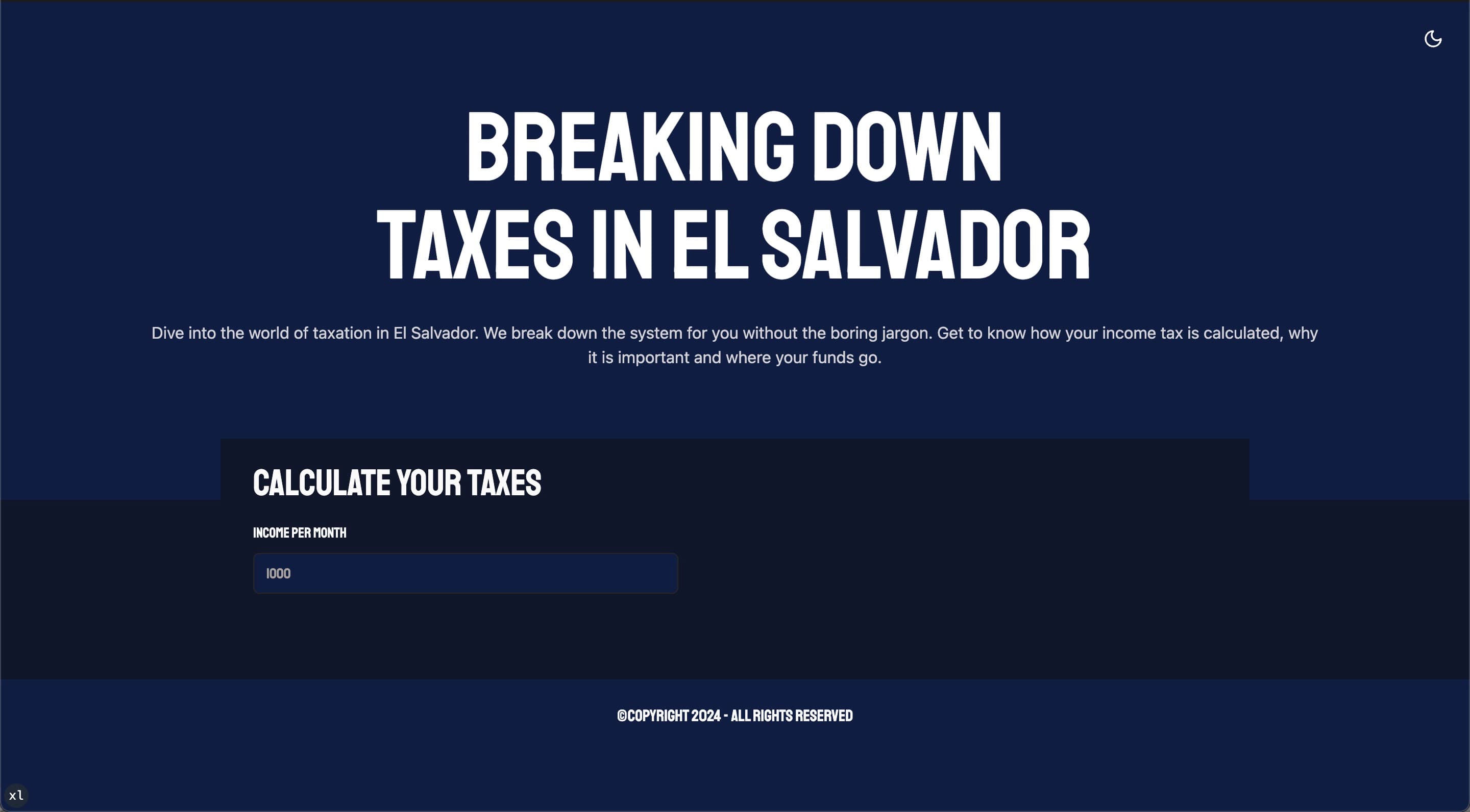 Image of Taxes in El Salvador